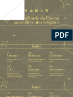 Religiões e Sua Relação Com A Páscoa