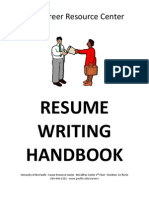 The Career Resource Center: Resume Writing Handbook