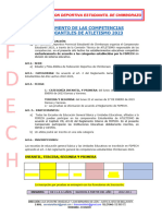 Reglamento de Atletismo 2022.2023