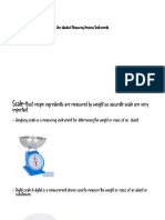 Use Standard Measuring Devices/Instruments