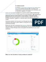 How Does Sentiment Analysis Work?