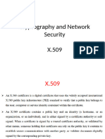 Cryptography and Network Security X.509