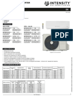 Submittal INTENSITY Minisplit High Wall Inverter 6ta Gen V2