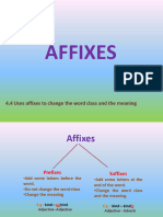 Affixes 1