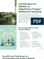 Introduction To William H Kilpatricks Project Method of Teaching