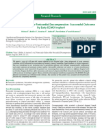 Ventricular Failure After Pericardial Decompression - Successful Outcome by Early ECMO Implant