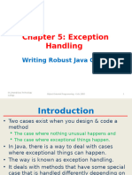 Chapter 5 Exception Handling