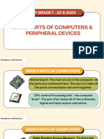 Main Parts of Computers Peripheral Dev