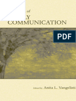 Handbook of Family Communication