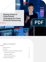 Staying Ahead of Cyberthreats: Leveraging The Power of Secure Networking