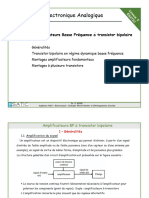 ChapIV - Amplificateurs BF À Transistor Bipolaire - L2 Esatic