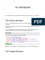 Forms Attribute HTML