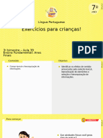 Aula 39 - Exercícios para Crianças