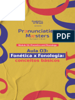 Aula 3 - Fonética X Fonologia - Conceitos Básicos