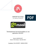 Rapport de Stage Gomoob