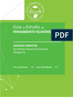 Guia de Estudio Pensamiento Filosã Fico