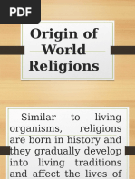 Lesson 2 Origin of World Religions