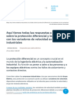 Artículo Técnico - Protección Diferencial y Problemas Con Variadores de Velocidad - Grupo Elektra