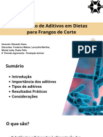 Utilização de Aditivos em Dietas para Frangos de Corte