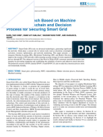 A Novel Approach Based On Machine Learning Blockchain and Decision Process For Securing Smart Grid