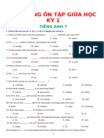 HS - Grade 7 Review From Unit 1 To Unit 3