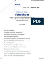 Timesheets - The Ultimate Guide - ProjectManager