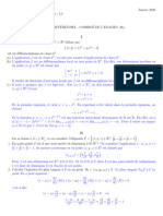 L3 - Calcul Differentiel - Examen Corrige - 2022-2023