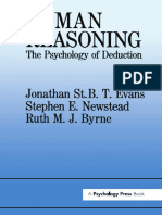 Jonathan St. B. T. Evans - Stephen E. Newstead - Ruth M. J. Byrne - Human Reasoning - The Psychology of Deduction-Psychology Press (1993)