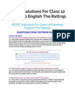 Class 12 The Rattrap Notes CH - 4