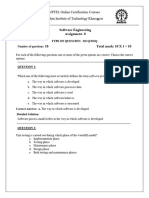 Software Engineering Assignment 0 To 11 Solution