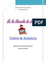 Control de Asistencias