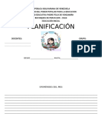 Formato de Planificacion Preescolar