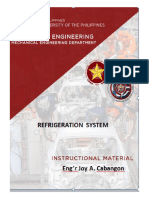 MEEN 30193 Refrigeration Systems