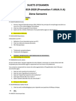 Sujets D'examen S12 2019-2020