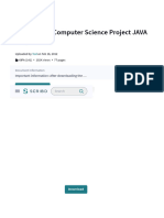 ISC Class XII Computer Science Project JAVA Programs - PDF - Subroutine - String (Computer Science)