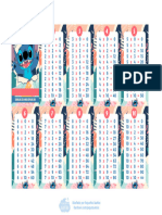 Tablas de Multiplicar