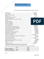 TD 1 Etude Bilan