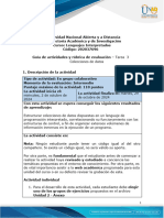 Guia de Actividades y Rúbrica de Evaluación - Tarea 3