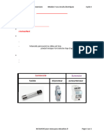 Cours 3ème La Sécurité Électrique