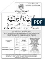 Journal Officiel: Lundi 18 Chaâbane 1427 Correspondant Au 11 Septembre 2006 N 56 45ème ANNEE