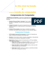 Visão de Alto Nível Da Função & Interconexão Do Computador