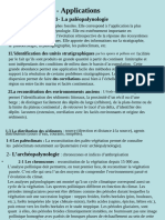 Chapitre 2 Domaines D'application de La Palynologie