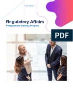 Regulatory Affairs Postgraduate Training Program