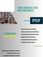 Urbanização Brasileira