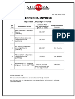 Fee Structure