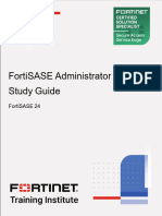 (FCSS SASE) - FortiSASE Administrator FortiSASE 24 - Study Guide