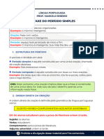 01 INTRODUÇÃO À SINTAXE DO PERÍODO SIMPLES - TIPOS DE SUJEITO - Docx - Documentos Google