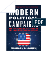 Michael D. Cohen - Modern Political Campaigns How Professionalism, Technology, and Speed Have Revolutionized Elections-Rowman & Littlefield Publishers (2021) (Z-Lib - Io)