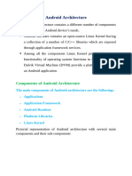 L 7A Architecture of Android