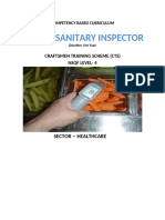 Health Sanitary Inspector - CTS1.2 - NSQF-4 - Compressed